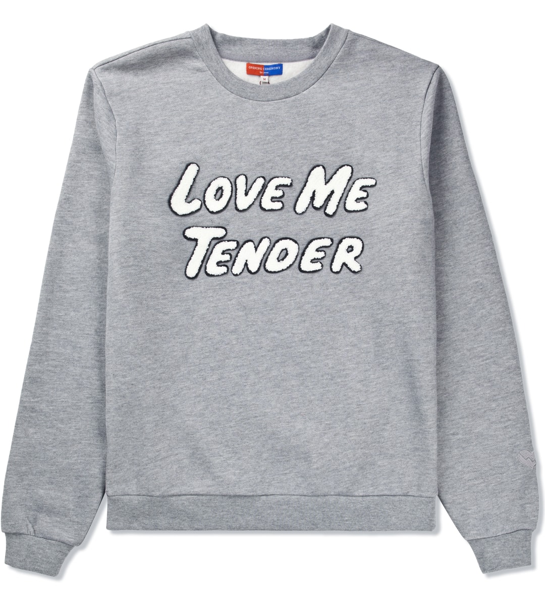 Opening Ceremony Opening Ceremony X Elvis Heather Grey Love Me Tender Sweater Hbx Hypebeast 為您搜羅全球潮流時尚品牌 Opening Ceremony Opening Ceremony X Elvis Heather Grey Love Me Tender Sweater Hbx Hypebeast 為您搜羅全球潮流時尚品牌