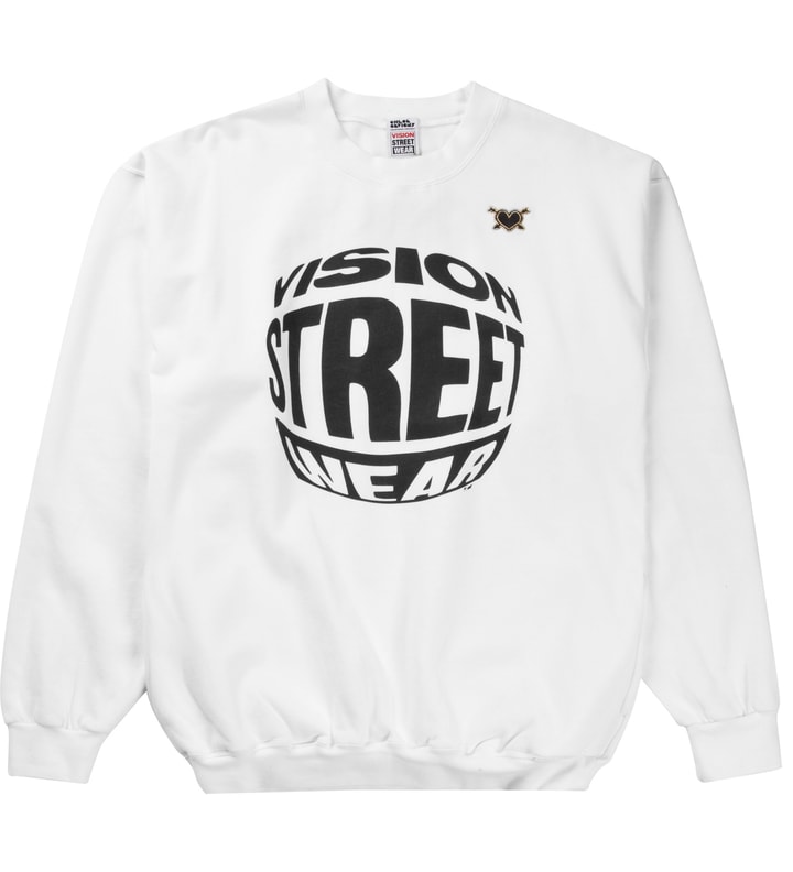 Chloe Sevigny for Opening Ceremony White VSW Screened Sweater  Placeholder Image
