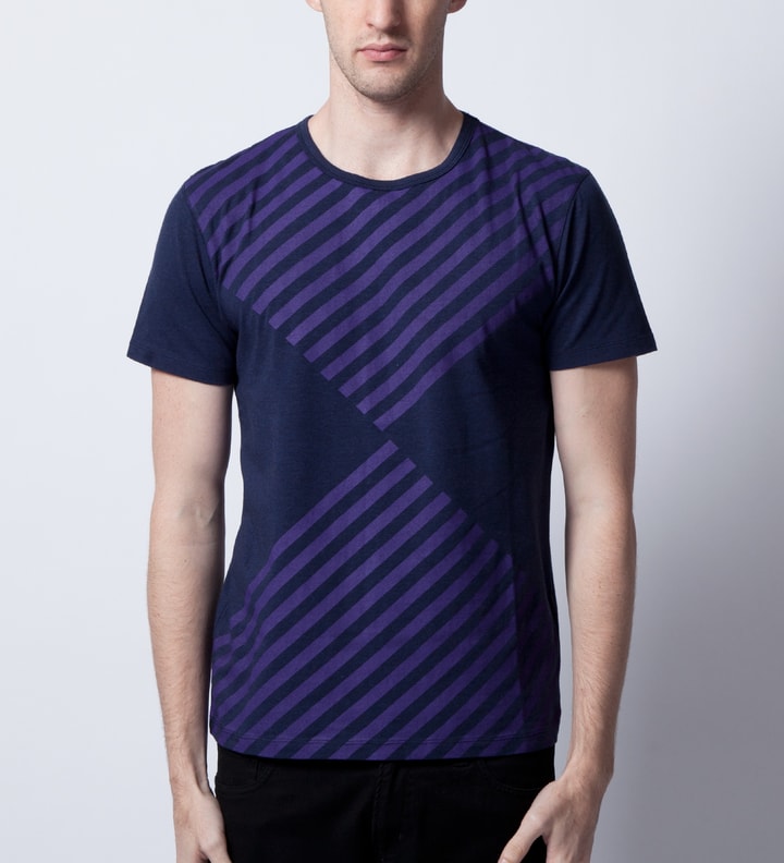Navy Diamond Print T-Shirt  Placeholder Image
