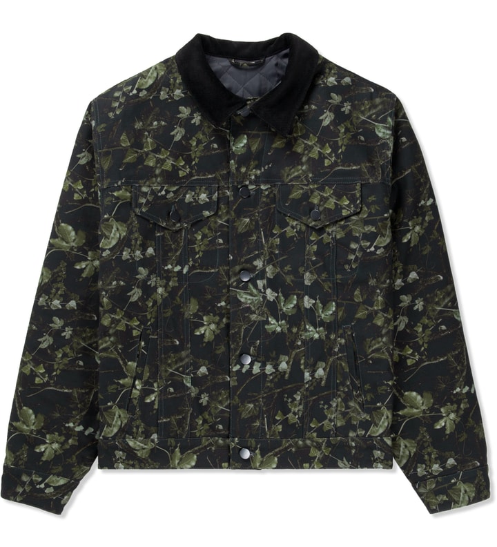 Forest Print Jean Jacket Placeholder Image