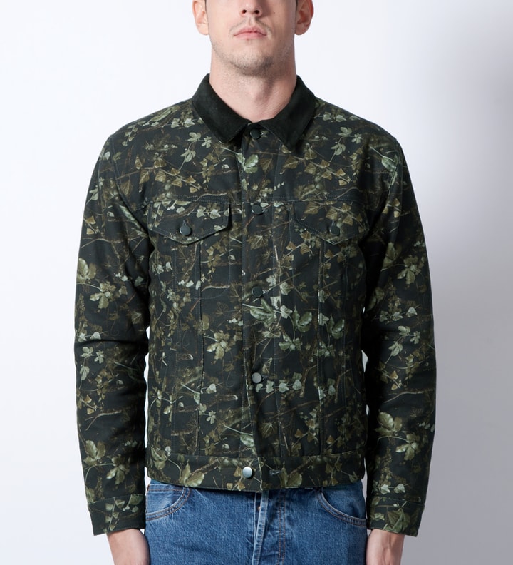 Forest Print Jean Jacket Placeholder Image