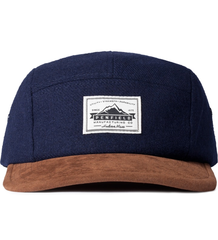 Navy Casper 5 Panel Cap  Placeholder Image