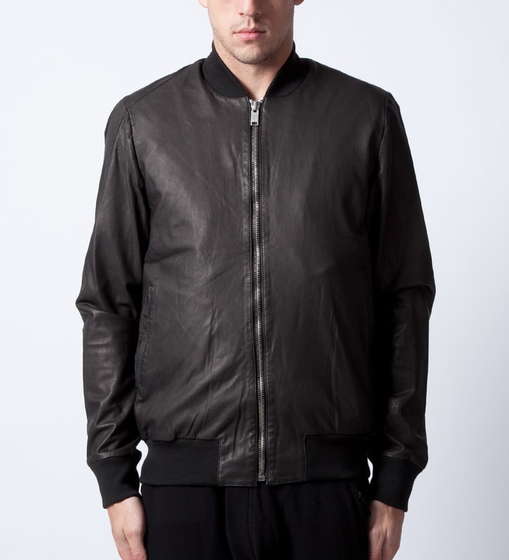 Black Juko MNS Leather Jacket  Placeholder Image