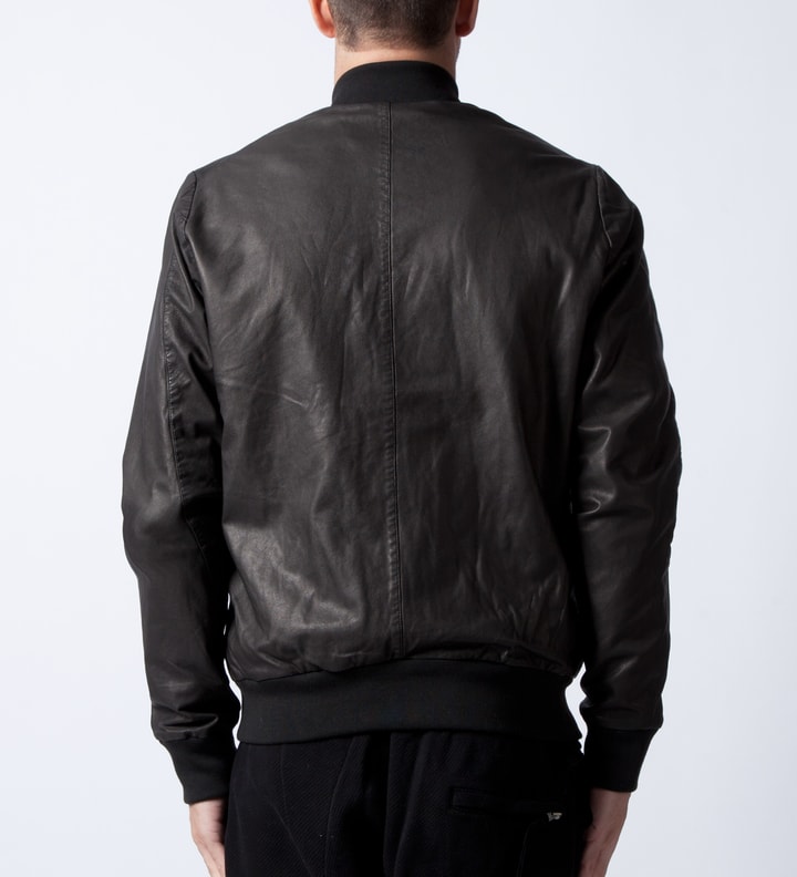 Black Juko MNS Leather Jacket  Placeholder Image