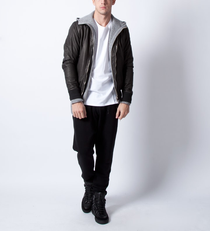 Black Juko MNS Leather Jacket  Placeholder Image