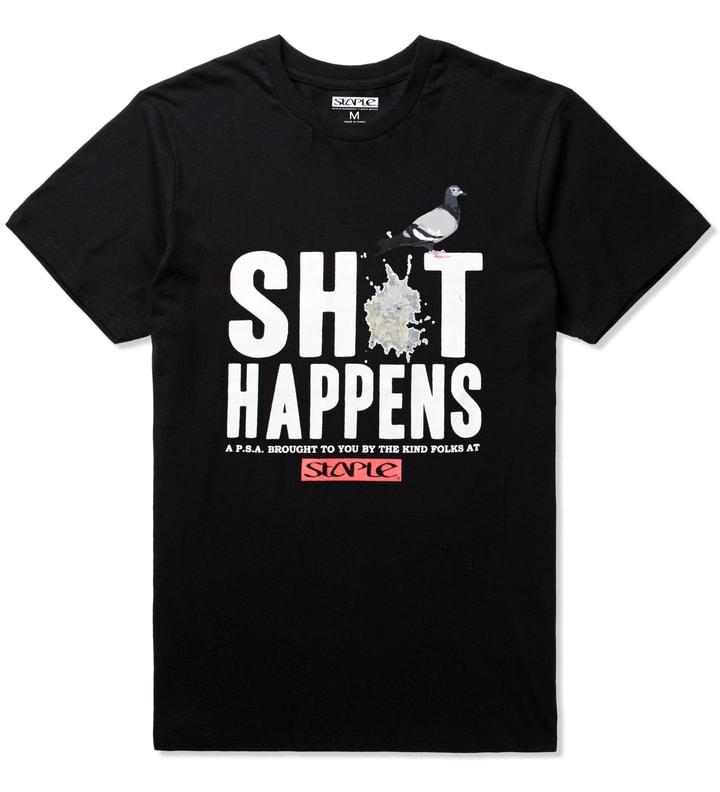 Black Shit Happens T-Shirt Placeholder Image