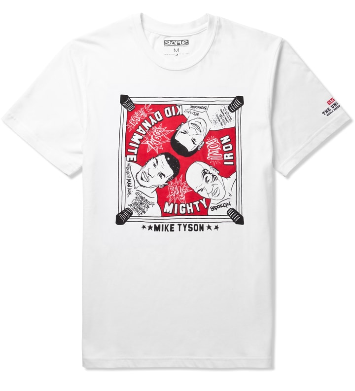 White Staple x Mike Tyson 3 Tyson Rising T-Shirt Placeholder Image