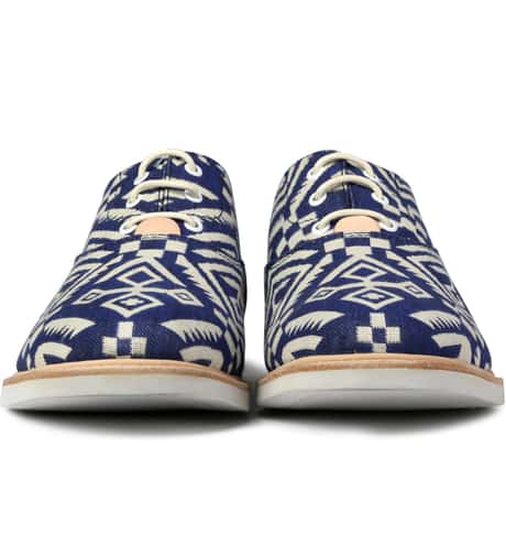 Thoroughcraft TCG Mohawk Blue Hampton Lace-Up Shoes Size 40 TCG - Mohawk Blue Hampton Shoes | HBX main image 2
