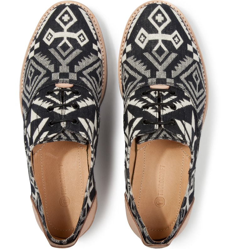 Thoroughcraft TCG Mohawk Blue Hampton Lace-Up Shoes Size 40 TCG - Mohawk Blue Hampton Shoes | HBX main image 4