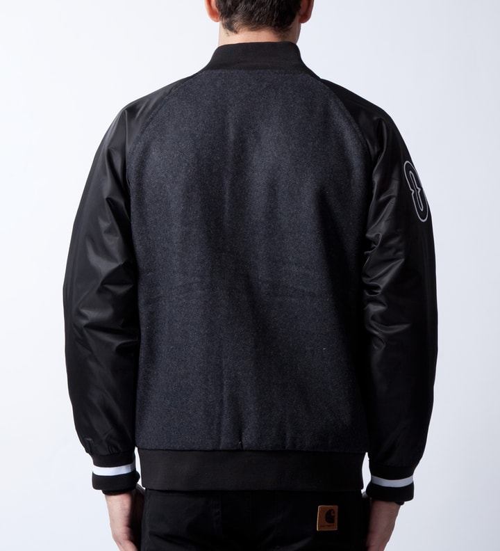 Black Farm Team Varisty Jacket  Placeholder Image