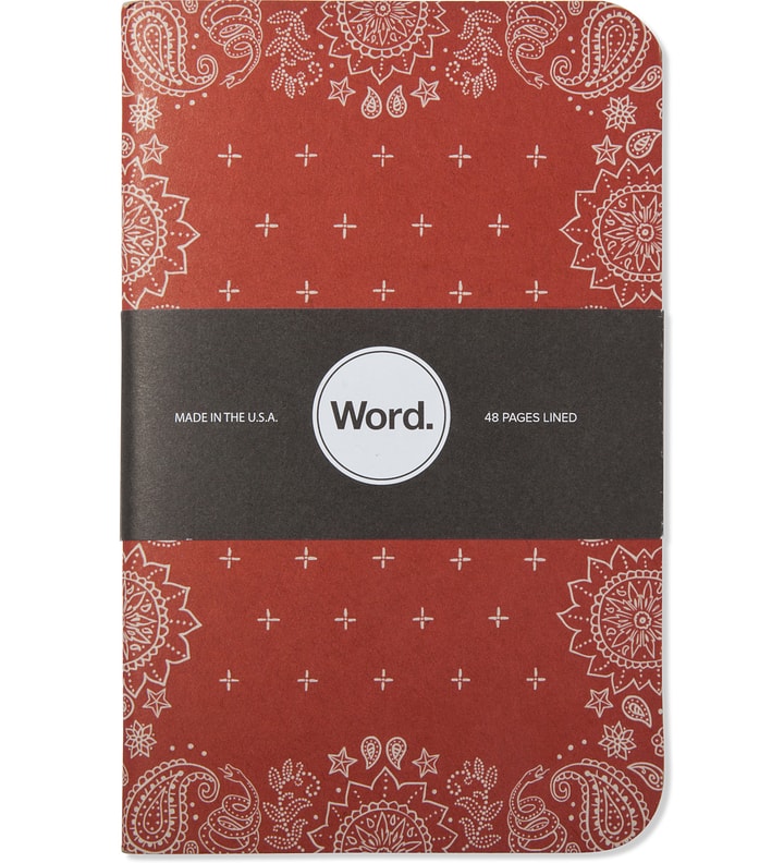 Red Bandana 3 Pack Notebook Placeholder Image