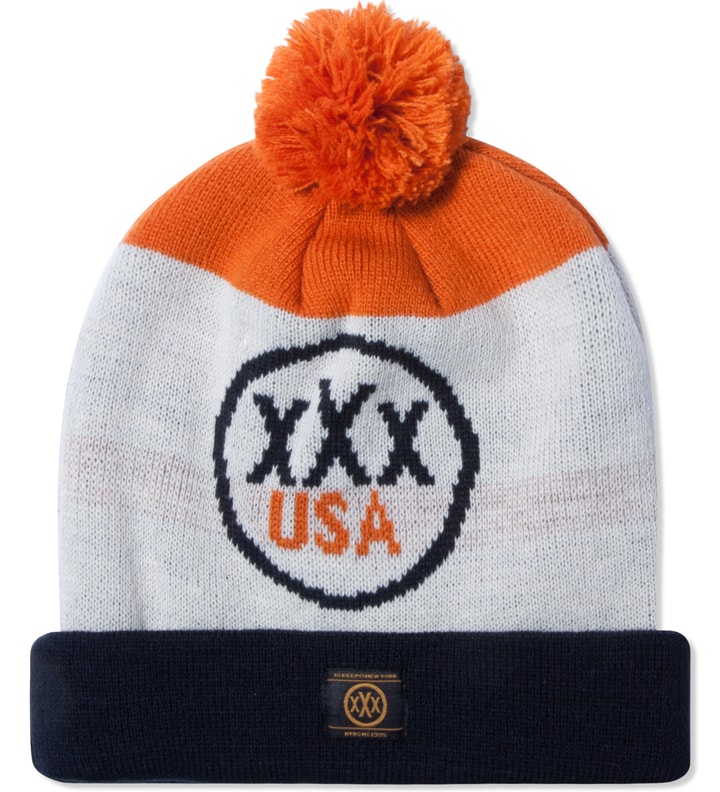 Orange XXX USA Beanie Placeholder Image