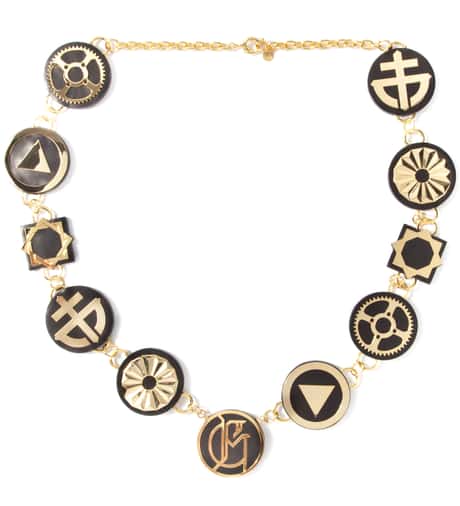 AMBUSH® - AMBUSH X G-DRAGON Gold King Crest Necklace | HBX