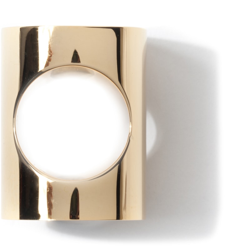 AMBUSH X G-DRAGON Gold Crest Ring  Placeholder Image