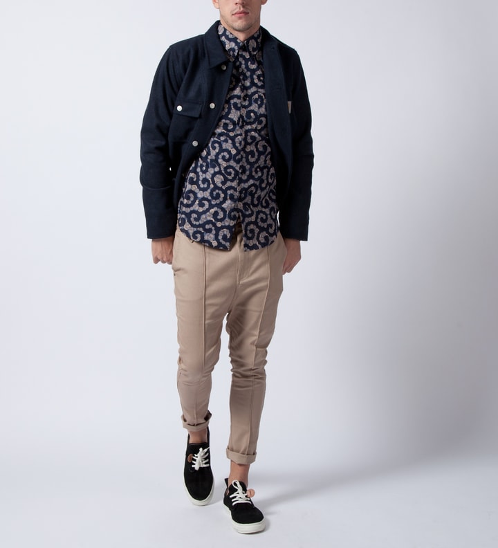 Navy Heather Gil Coat  Placeholder Image