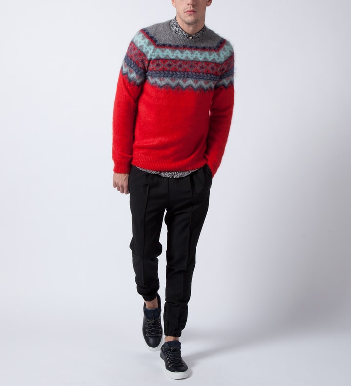 Pepper Pull Col Rond Mountain Knit Pullover Crewneck  Placeholder Image