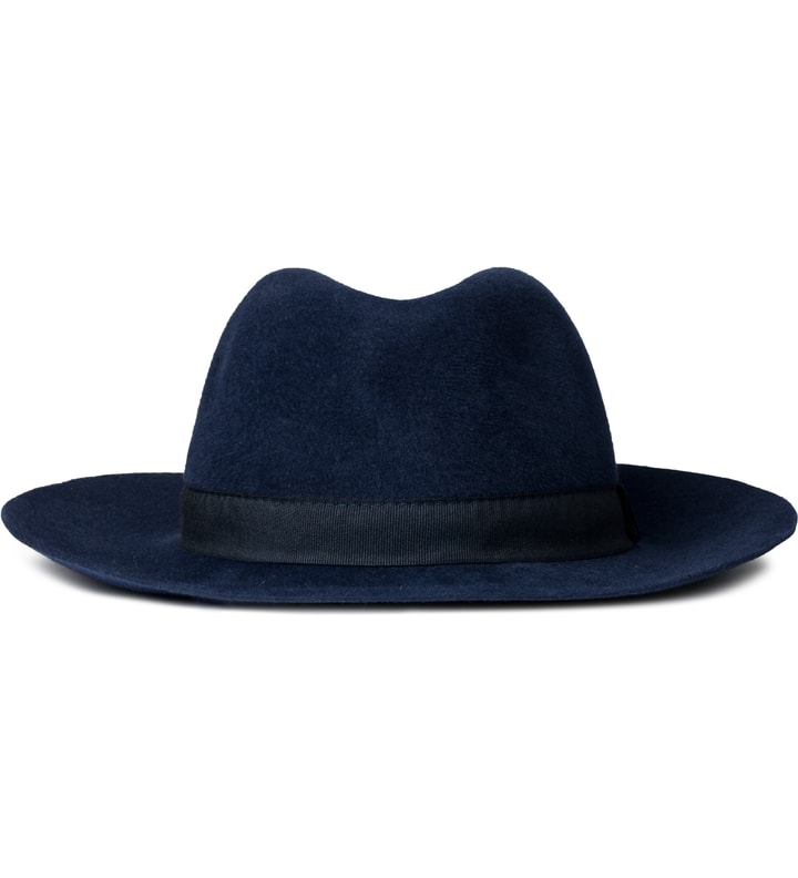 Navy Fedora Hat  Placeholder Image