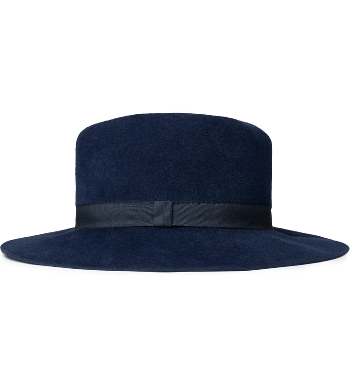 Navy Fedora Hat  Placeholder Image