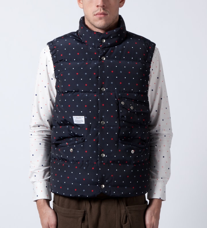 Navy OG Dot Down Vest  Placeholder Image