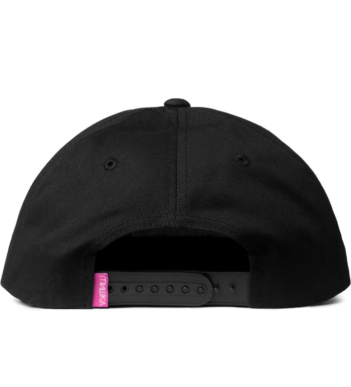 Black Cyrillic Box Snapback Cap  Placeholder Image