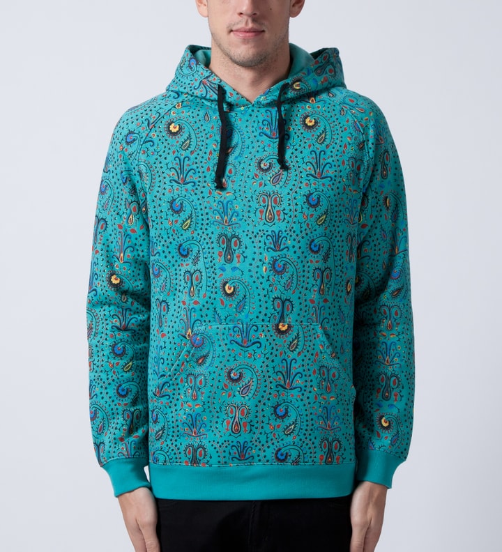 Teal Kashmir Pullover Hoodie  Placeholder Image