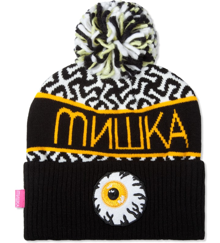 Black 10 Year Keep Watch Heatseeker Pom Beanie  Placeholder Image