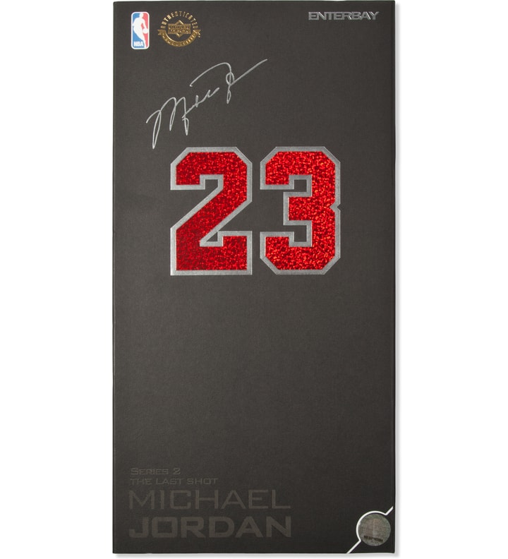 Real Masterpiece: ENTERBAY 8th Anniversary - Michael Jordan Series 2 #23 Black Edition  Placeholder Image