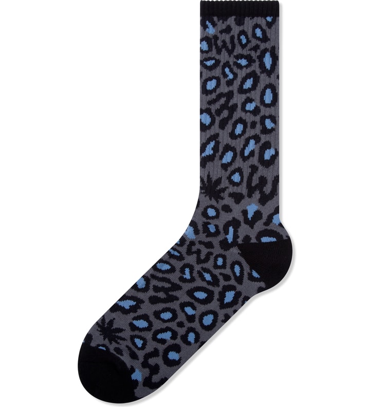 Grey Domo Cheetah Sock Placeholder Image