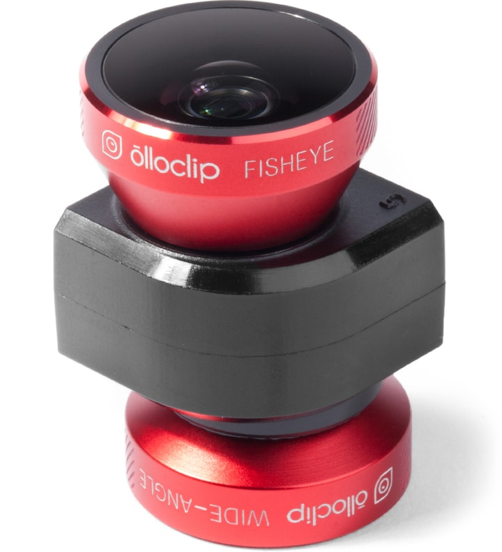 Red Lens/Black Clip 4-in-1 olloclip iPhone 5/5s: 4 in 1 Lens Placeholder Image