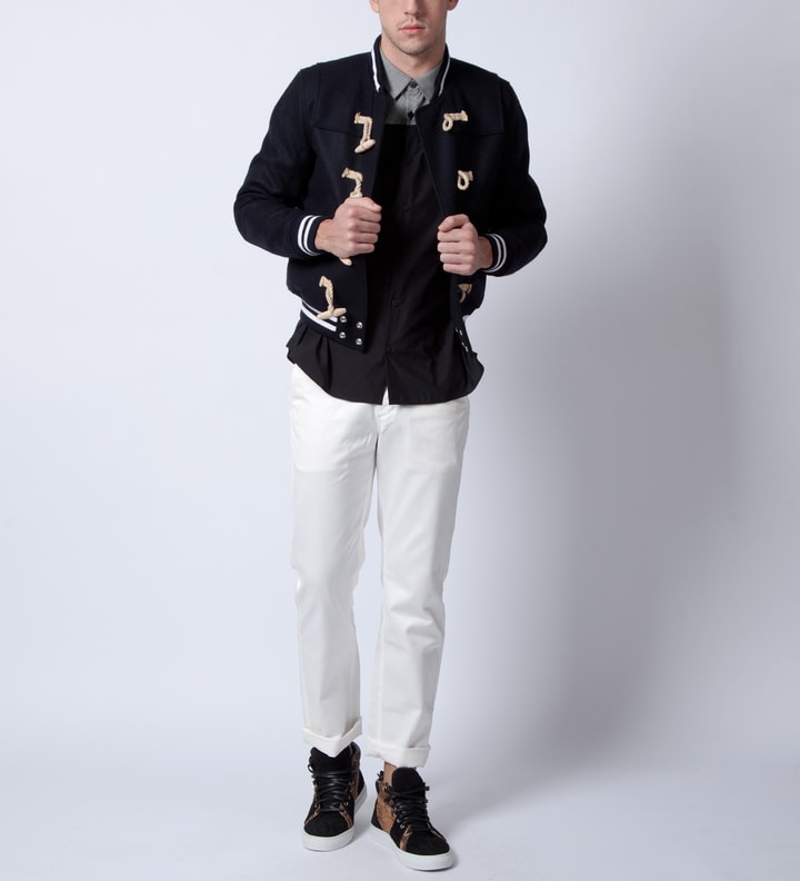 Navy Duffle Stadium Jacket Placeholder Image