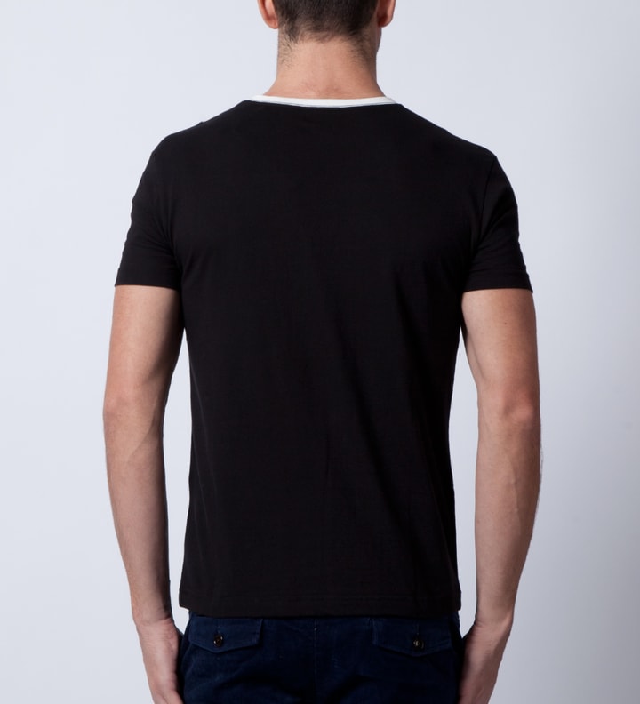 Black Border V-Cut T-Shirt Placeholder Image