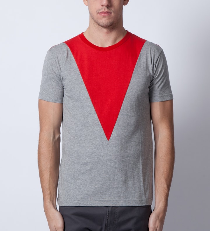 Red V-Cut T-Shirt  Placeholder Image