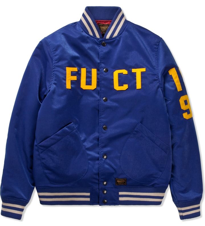 FUCT SSDD Blue FUCT Stadium Jacket 