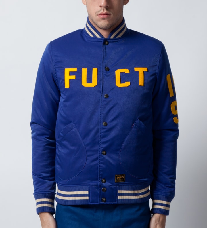 FUCT SSDD Blue FUCT Stadium Jacket 