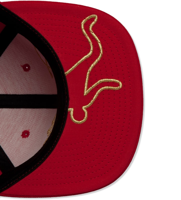 SSUR x Deadline Red Script Logo Snapback Cap Placeholder Image