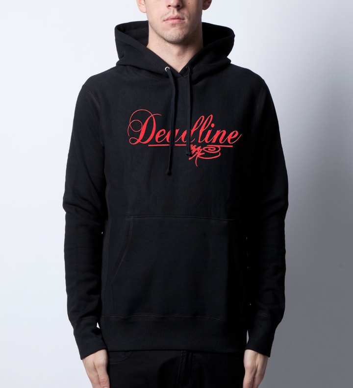 SSUR x Deadline Black Script Logo Hoodie Placeholder Image
