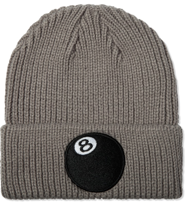 Heather Grey 8-Ball Cuff Beanie Placeholder Image