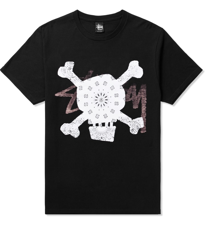 Black Paisley Skull T-Shirt Placeholder Image