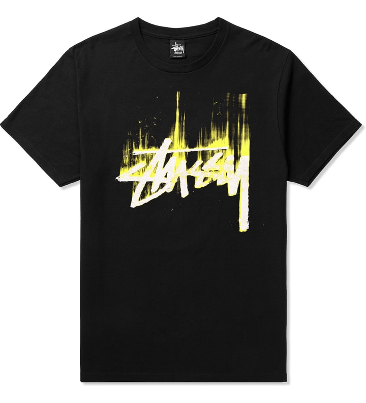 Black/Yellow Stock Paint T-Shirt Placeholder Image