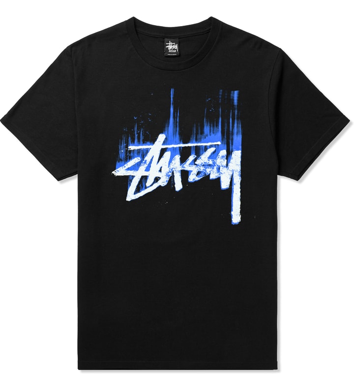 Black/Blue Stock Paint T-Shirt Placeholder Image