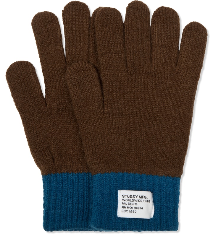 Brown Two-Tone Gloves Placeholder Image