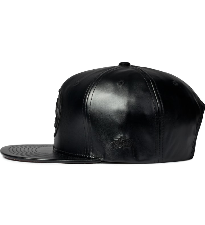 Black SS Link Leather Cap  Placeholder Image