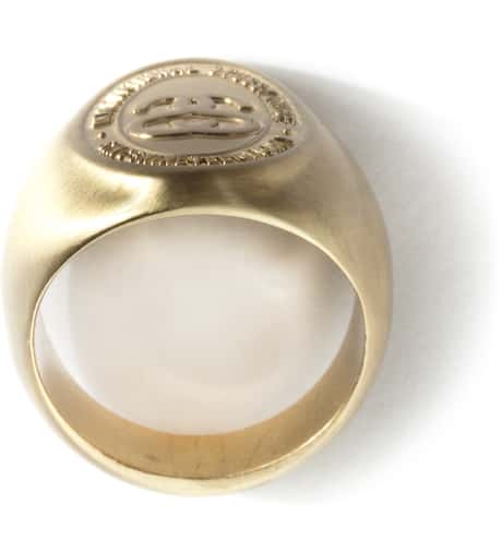 Stüssy - Gold Double S Ring | HBX