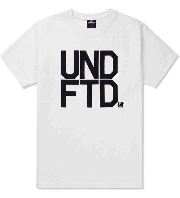 White UNDFTD Block T-Shirt Placeholder Image