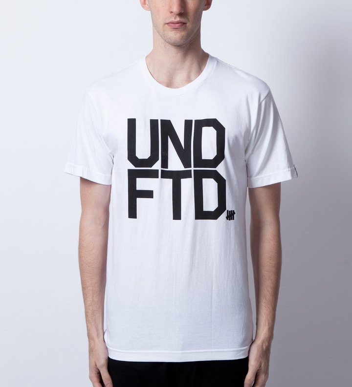 White UNDFTD Block T-Shirt Placeholder Image