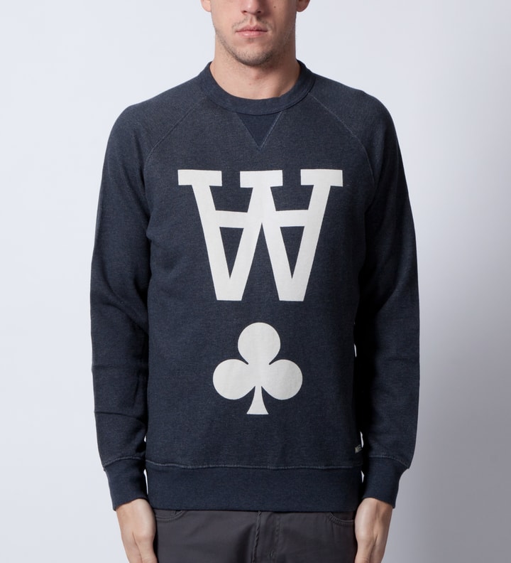 Navy Double A Sweater Placeholder Image
