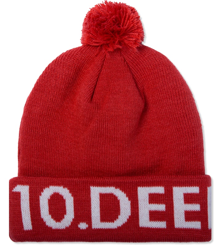 Red Lower 3rd Knit Beanie Placeholder Image