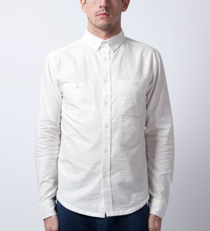 White Elbows In Button Down Shirt Placeholder Image