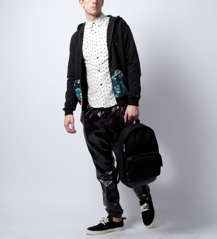 10.Deep Black Native Zip Hoodie