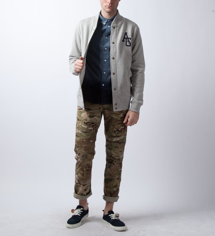 Heather Grey AG Varsity Fleece Jacket Placeholder Image